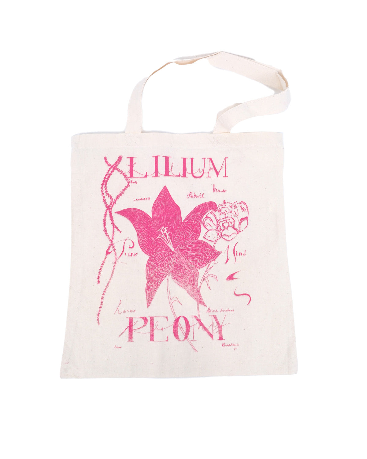 “Lillium Peony” Tote Bag