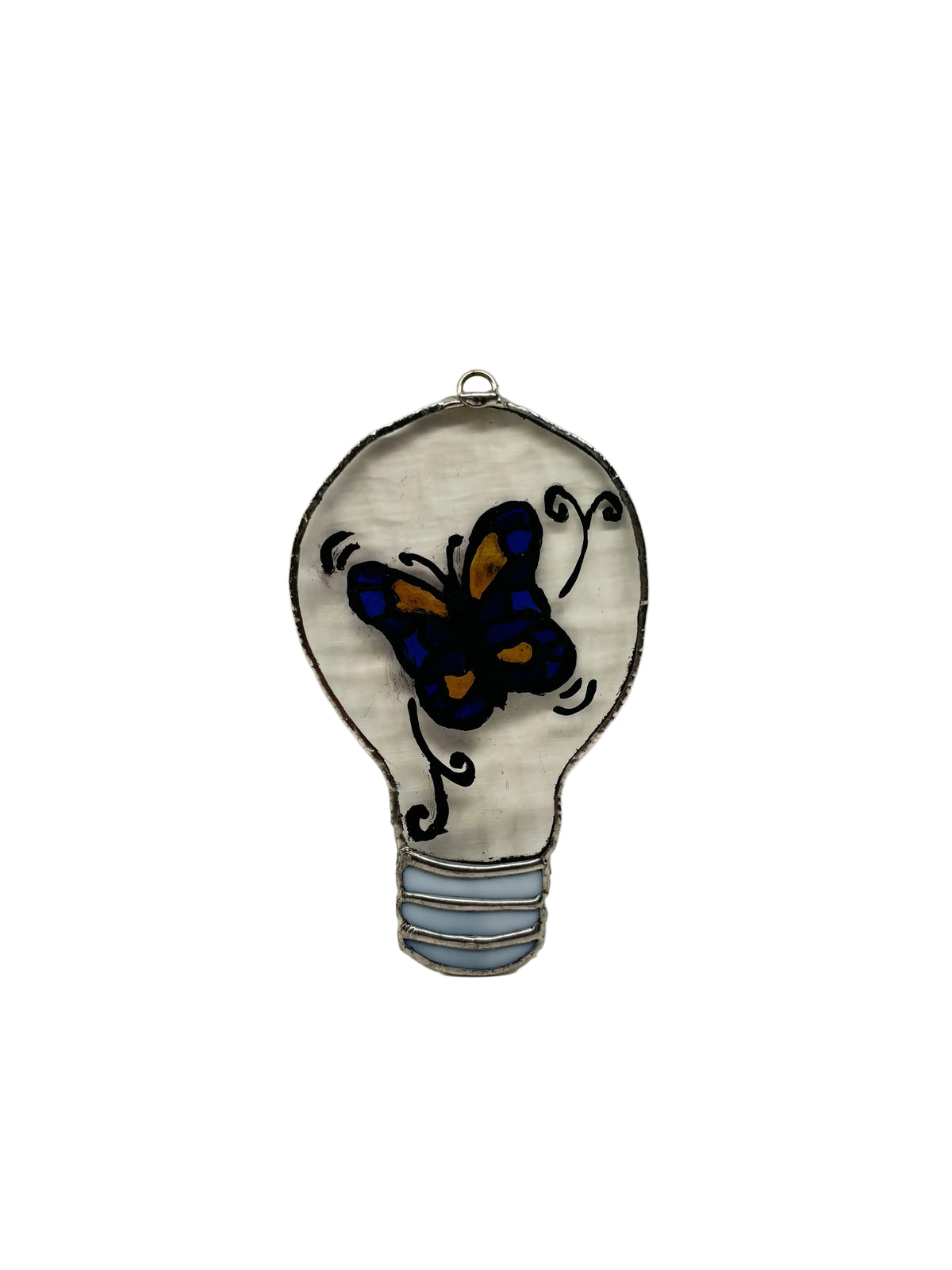 "Butterfly Lightbulb" Stained Glass