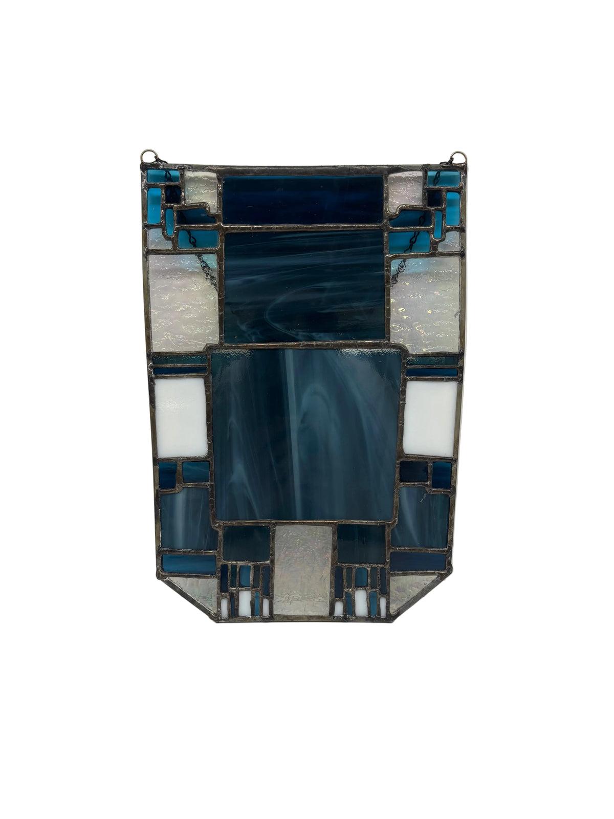 "The Minecraft Warden" Stained Glass