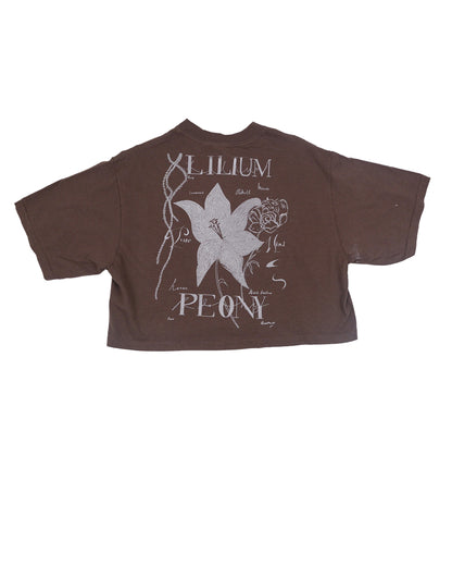 "Lillium Peony" Crop-Top Tee image 0