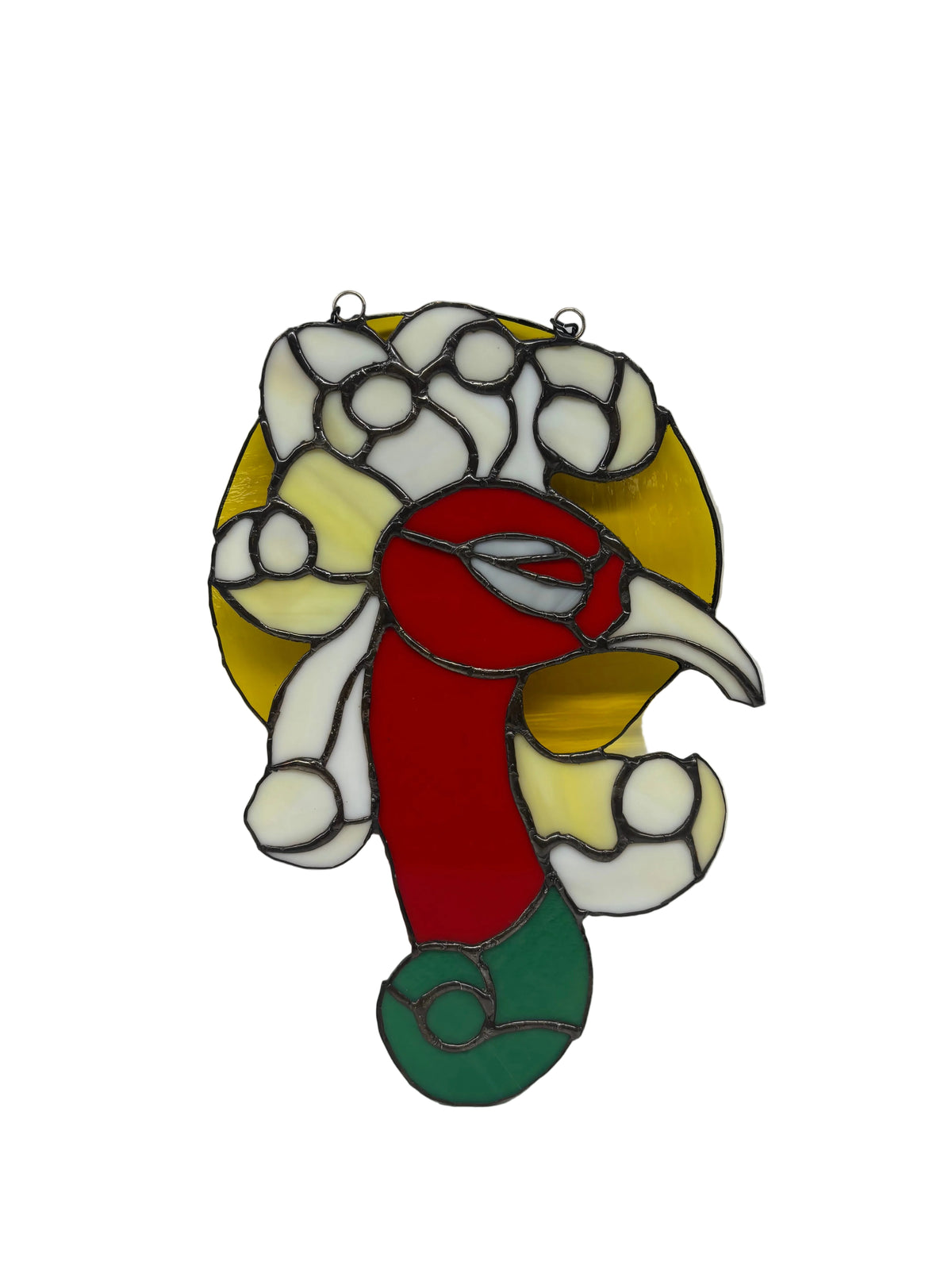 "Ho-oh Pokemon" Stained Glass