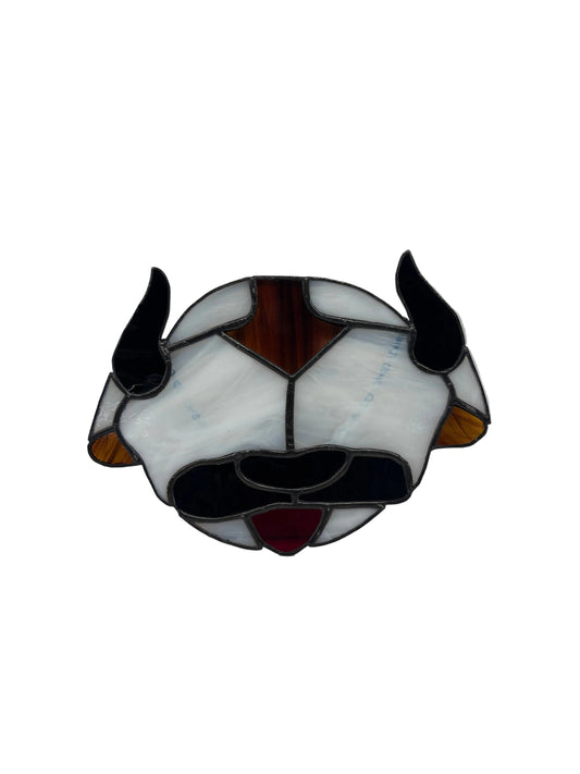 "Bison" Stained Glass