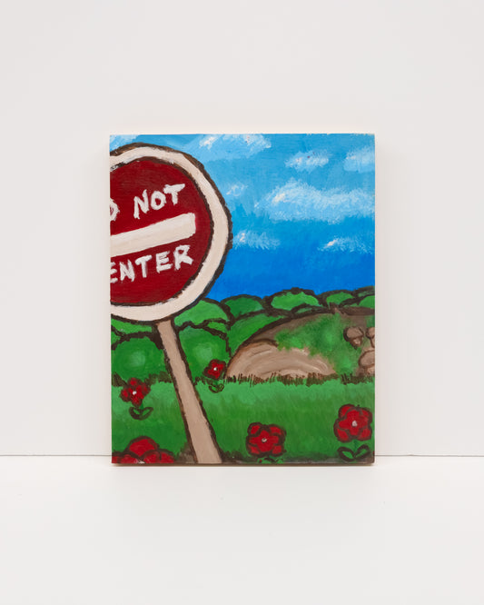 "No Entry" Painting