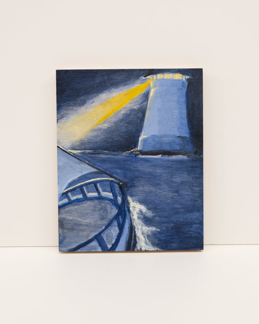 "Lost at Sea" Painting