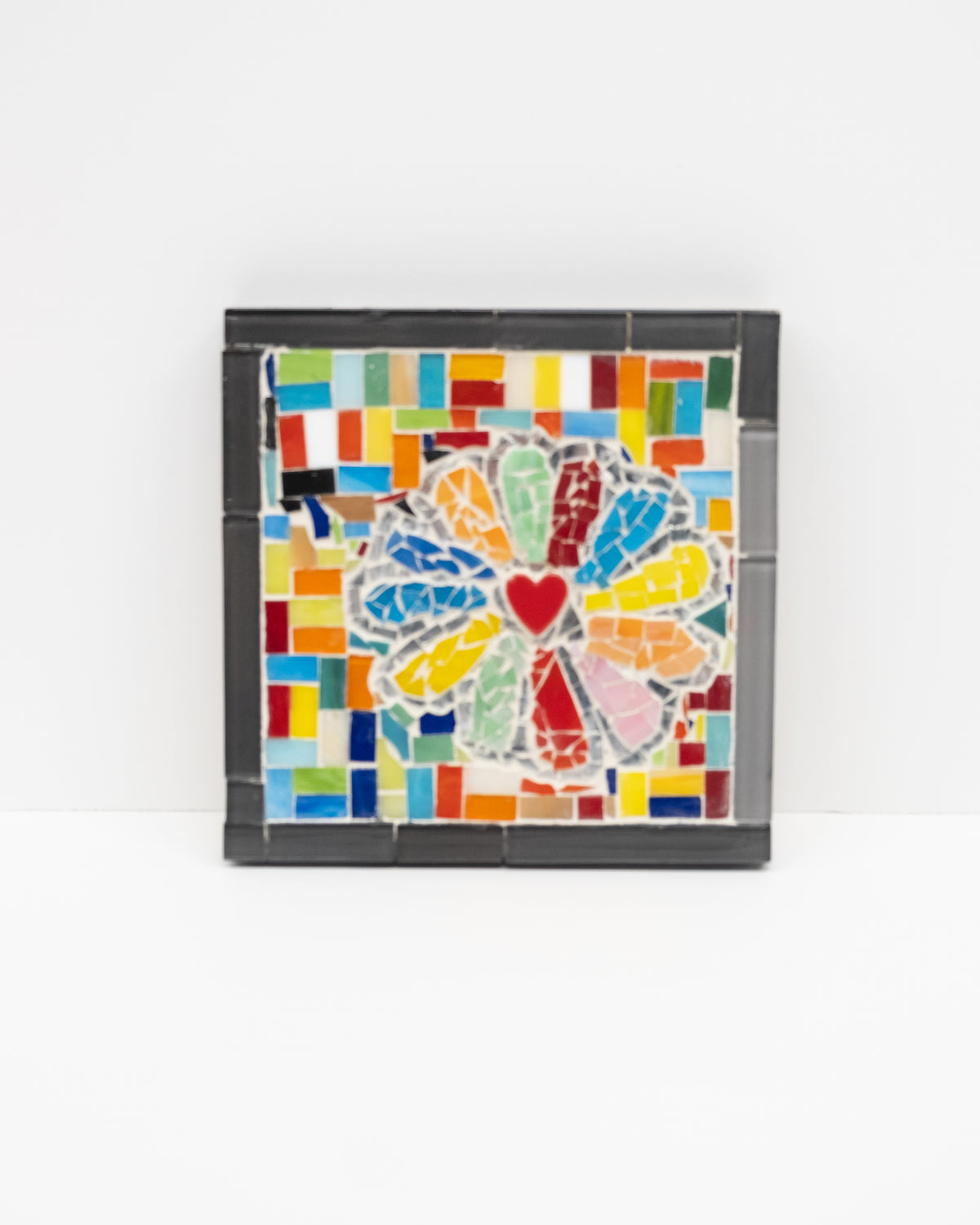 "Rainbow Flower" Mosaic