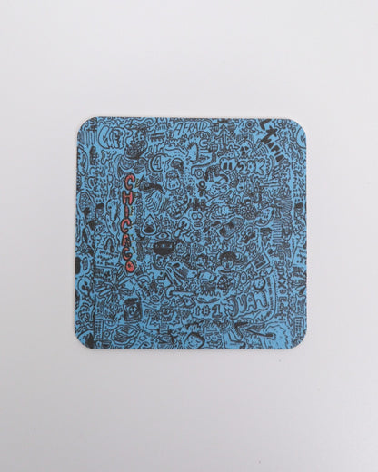 Chicago Square Coasters image 1