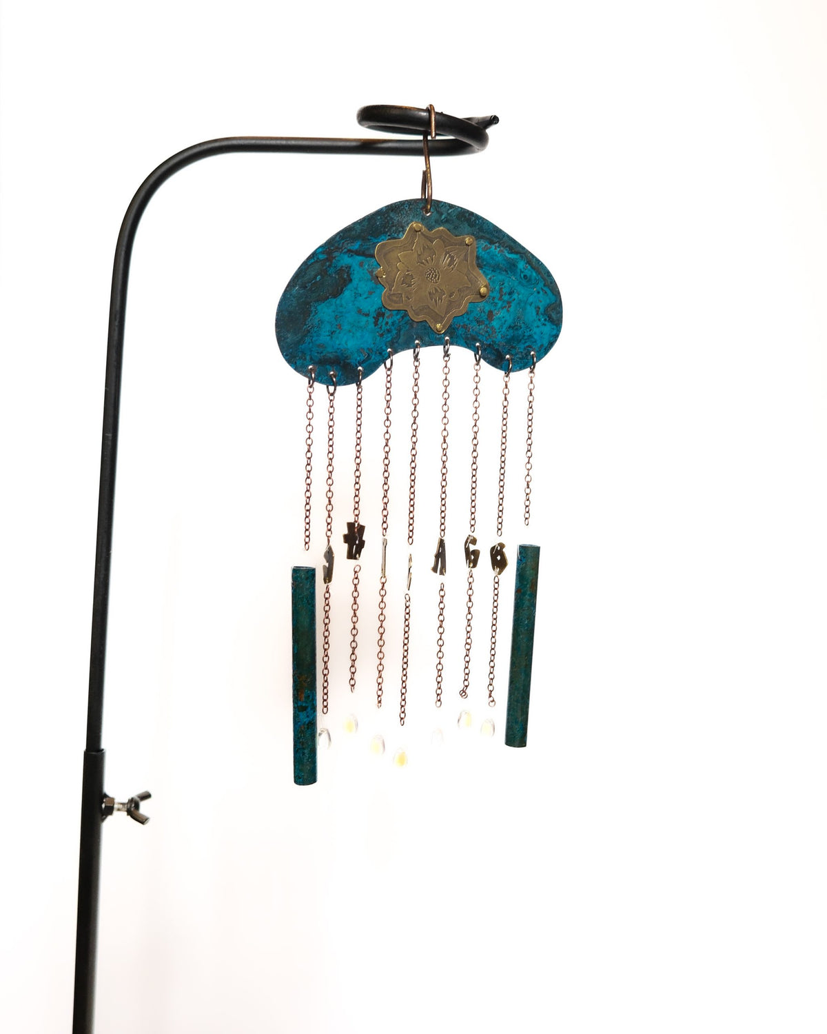 Rainy Chicago Bean Wind Chime image 0